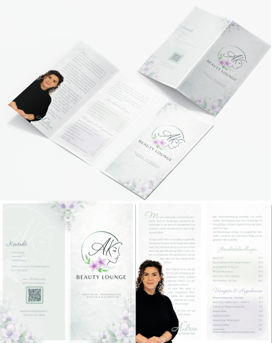 Flyer im Bereich Kosmetik