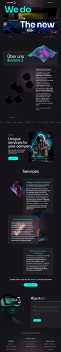 Web-Redesign für Anbieter von immersiver Medienproduktion, Virtual Reality und 360-Grad-Aufnahmen