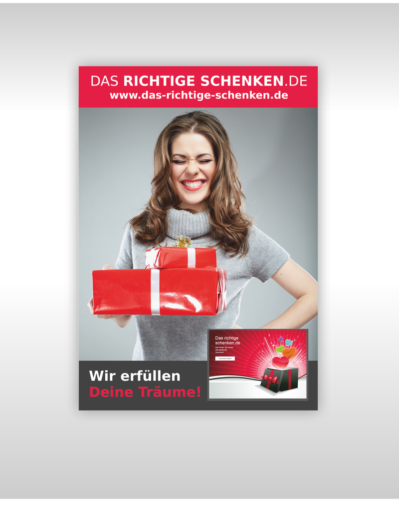 Website für Geschenkartikel sucht ein Flyer Design